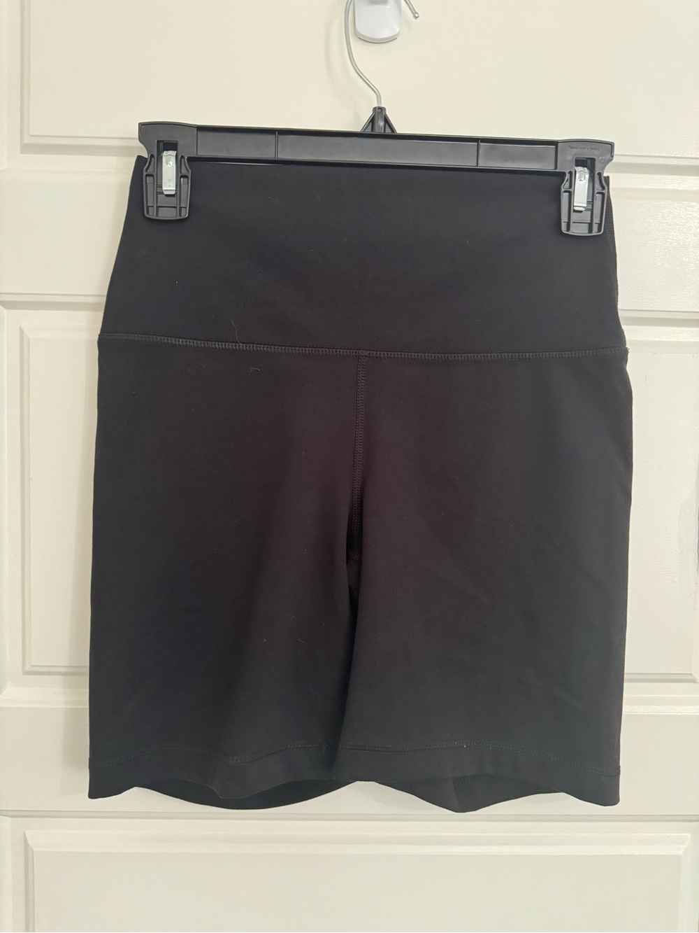 Yogalicious Black High-Waist Workout Shorts